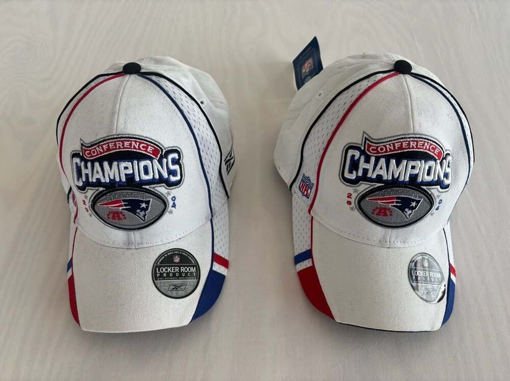 Reebok NFL 2004 New England Patriots AFC Conference Champions Hat
